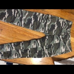Camo cargo pants